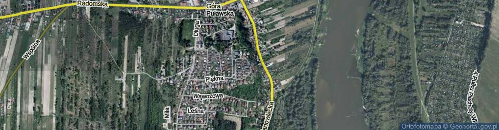 Zdjęcie satelitarne Krzywe Koło ul.